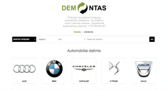 Desktop Screenshot of demontas.lt